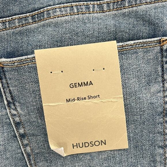 Hudson Women's Mid-Rise Gemma Short - Pacific - 32 - New with tags - Picture 5 of 7